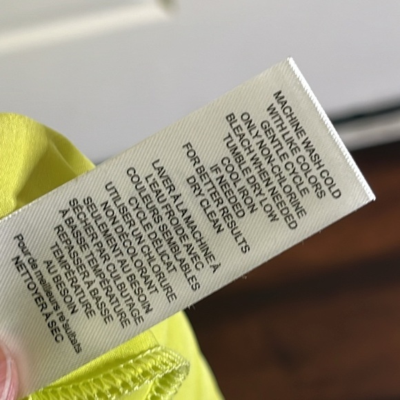 Joie Haltertop Pleated Midi Dress in Limeade Size Medium New - Picture 11 of 12